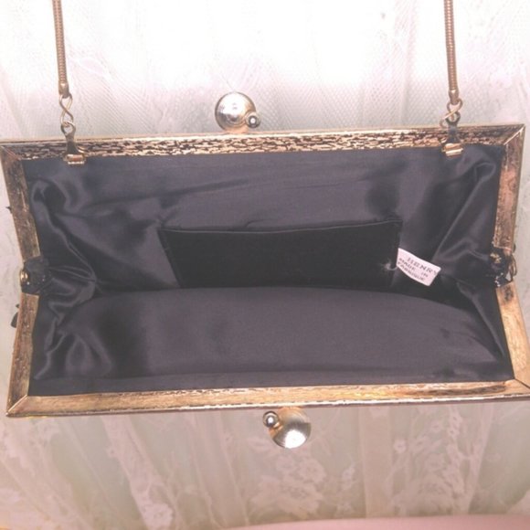 VINTAGE 60s HENRY BIRKS Evening Clutch Purse - Picture 3 of 5